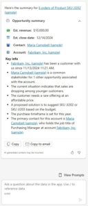 Dynamics 365 Sales Opportunity Met De Copilot